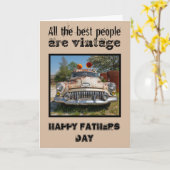 父の日カード ヴィンテージ お父さんカード カード (黄色い花)