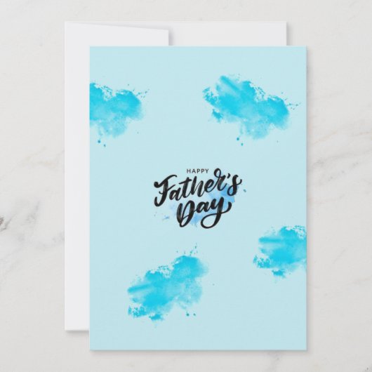 父の日カード 招待状 (正面)