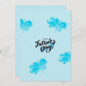 父の日カード 招待状 (正面/裏面)