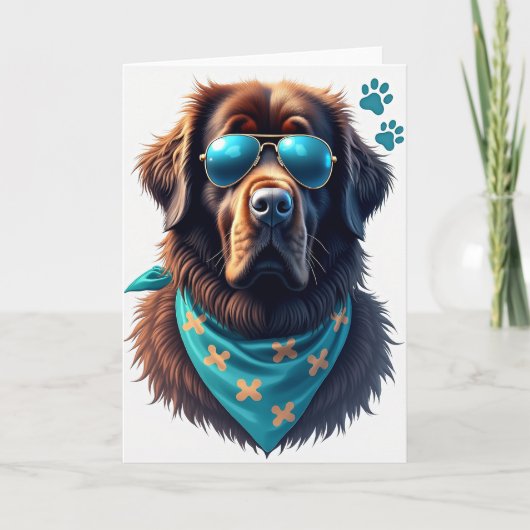 父の日カード:犬のパイロット カード (正面)
