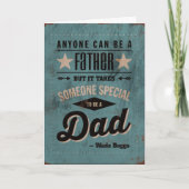 父の日カード - 誰でも父にはなれるけれど… カード (正面)