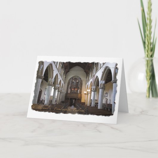 父の日カード- Framlingham教会 カード (正面)