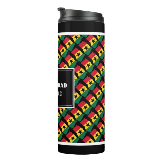 父の日ガーナ最高のパパガカスタムナ タンブラー (回転右)