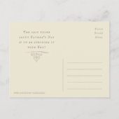 父の日キュストヴィンテージ父と息子CC1128 ポストカード (裏面)