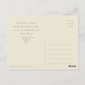 父の日キュストヴィンテージ父と息子CC1128 ポストカード (裏面)