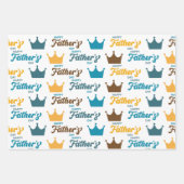 父の日キングパパセット ラッピングペーパーシート (正面)