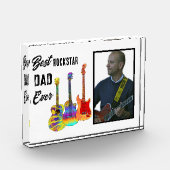 父の日ギターパパカスタム写真 フォトブロック (左)