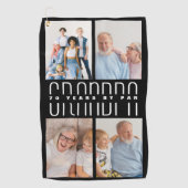 父の日ギフトおじいちゃんパー ゴルフタオル (正面)