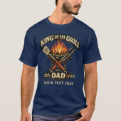 父の日ギフトに最適なバーベキューTシャツ Tシャツ (正面)