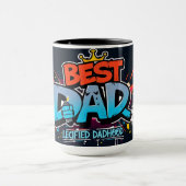 父の日ギフトに最適 - Best Dad Ever マグカップ (中央)