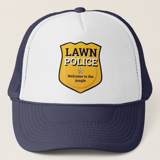 父の日ギフトに最適！LAWN POLICE JUNGLE キャップ (正面)