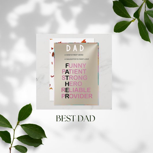 父の日ギフトまたは父の日カード シーズンカード