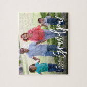 父の日ギフトアイディアパーソナライズされたおじいちゃん写真 ジグソーパズル (縦)