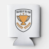 父の日ギフトパパボッフオブザイヤーおもしろいトロフィー 缶クーラー (裏面)