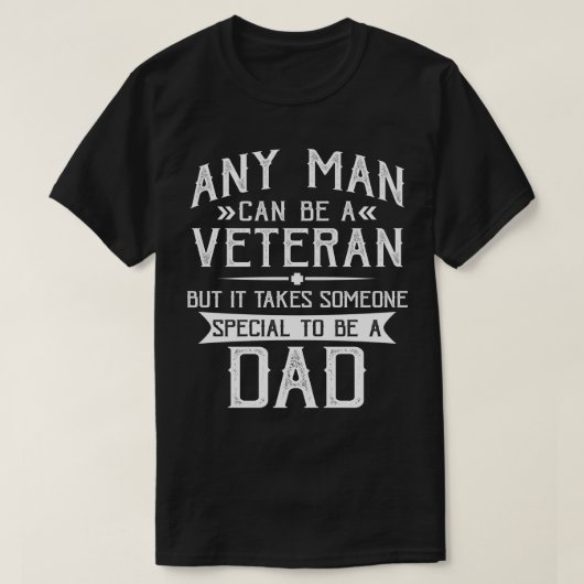 父の日ギフト お父さん退役軍人に感謝 Tシャツ (デザイン正面)