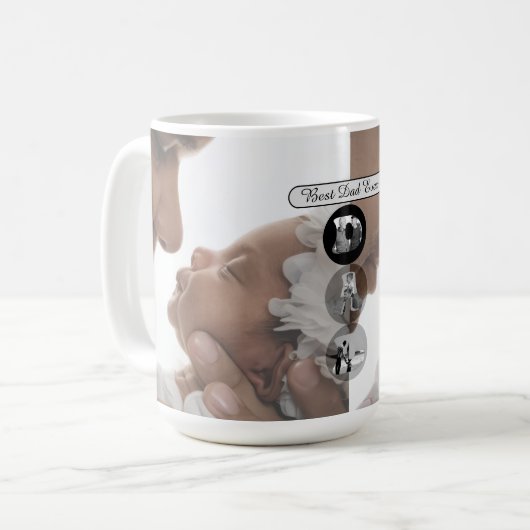 父の日ギフト パパに感謝の気持ちを コーヒーマグカップ (正面左)