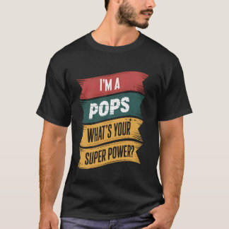 父の日ギフト パパのスーパーパワーって何? Tシャツ
