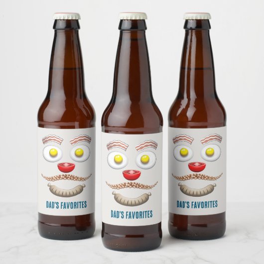父の日ギフト ビールラベル (ボトル)