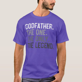 父の日ギフト ファーザーズデー お父さん 感謝の気持ち 伝説の男 一人だけのゴッドファーザー Tシャツ