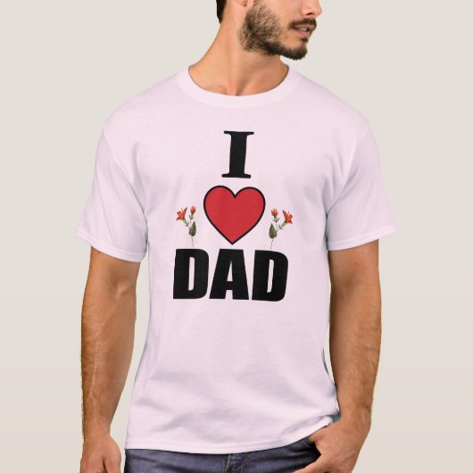 父の日ギフト 父ちゃん大好き 半袖Tシャツ Tシャツ (正面)