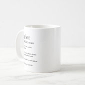 父の日ギフト 父親への感謝の気持ちを込めて コーヒーマグカップ (正面左)