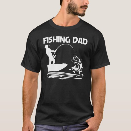 父の日ギフト 釣り フィッシャーマン ルアー 釣り船 アウトドア Tシャツ (正面)