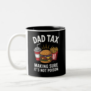 父の日ギフト Dad Tax 毒じゃないかチェック ツートーンマグカップ