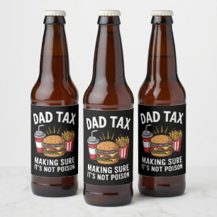 父の日ギフト Dad Tax 毒じゃないかチェック ビールラベル