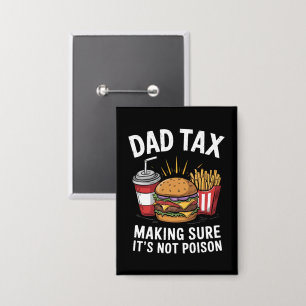 父の日ギフト Dad Tax 毒じゃないかチェック 缶バッジ