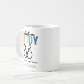 父の日ギフト | Daddyに釣られて コーヒーマグカップ (正面左)