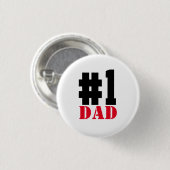 父の日ギフト No.1 Dad 缶バッジ (正面&裏面)