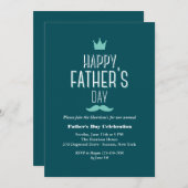 父の日クラウン招待状 招待状 (正面/裏面)