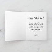 父の日クールカード サンキューカード (内部)