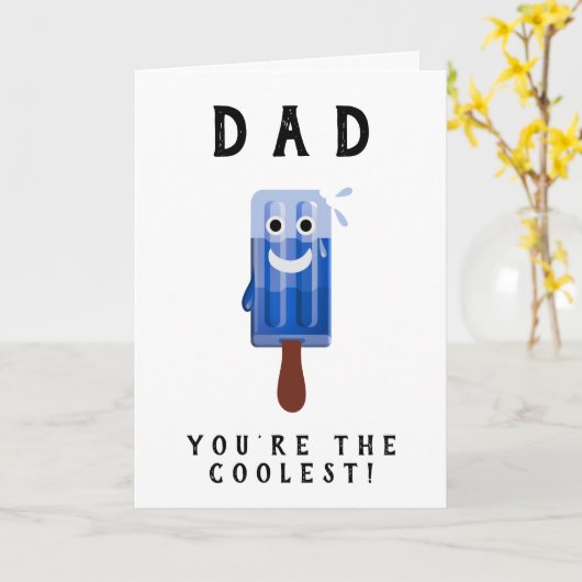 父の日クールパパ カード (黄色い花)