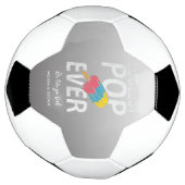 父の日クールポップ・アートのの台本カスタム サッカーボール (回転)