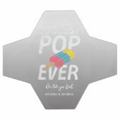 父の日クールポップ・アートのの台本カスタム サッカーボール (フラット)