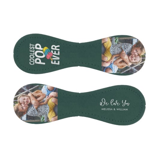 父の日クールポップ・アートの常に子供の写真任意の色 野球ボール (パネル)