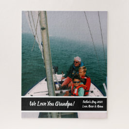 父の日グランドパフォトギフトカスタムパズル ジグソーパズル