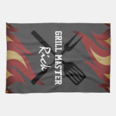 父の日グリルマスターパパ キッチンタオル (横)