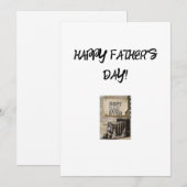 父の日グリーティングカード シーズンカード (正面/裏面)