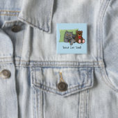 父の日グレイ猫 缶バッジ (インサイチュ)