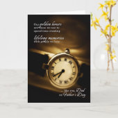 父の日ゴールデンイヤーズパパ カード (黄色い花)