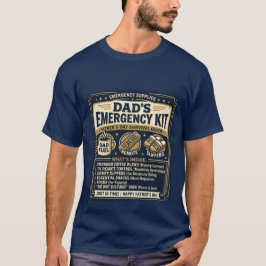 父の日サバイバルキットTシャツ 面白いパパのプレゼント Tシャツ