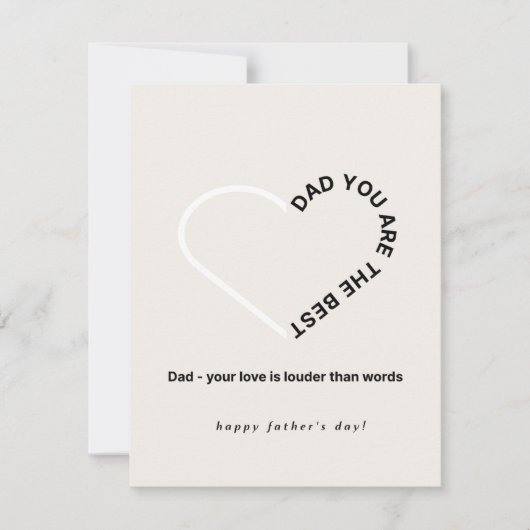 父の日サンキューカード サンキューカード (正面)