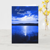 父の日サンセットスカイブルー – 祖父のために カード (黄色い花)