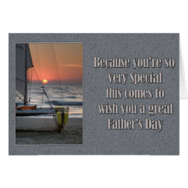 父の日サンセットセーリングボート