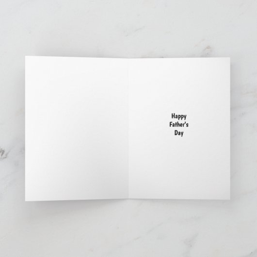 父の日ジャンピングフログカード カード (内部)