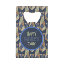 父の日ステンレススチールボトルオープナー クレジットカード栓抜き