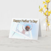 父の日スポーツバスケットボール カード (黄色い花)