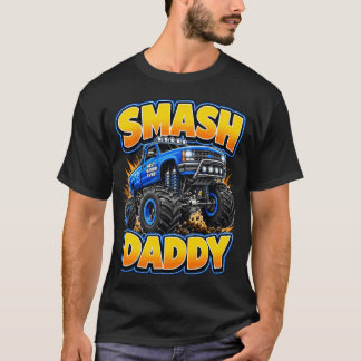父の日スマッシュ・ダディ・モンスタートラック Tシャツ